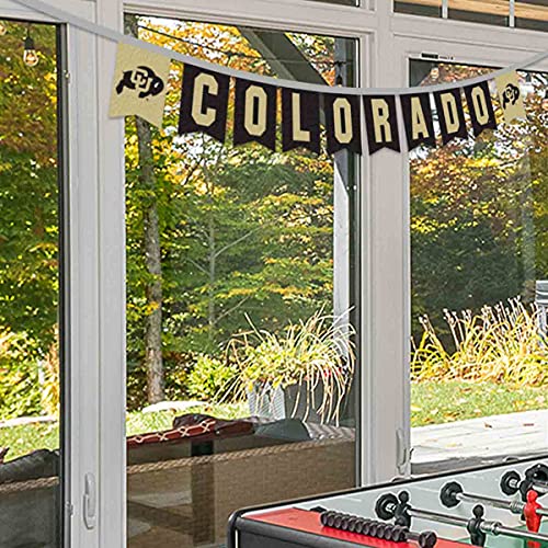 Colorado Buffaloes Pennant Banner Flags for Game Room & Tailgating