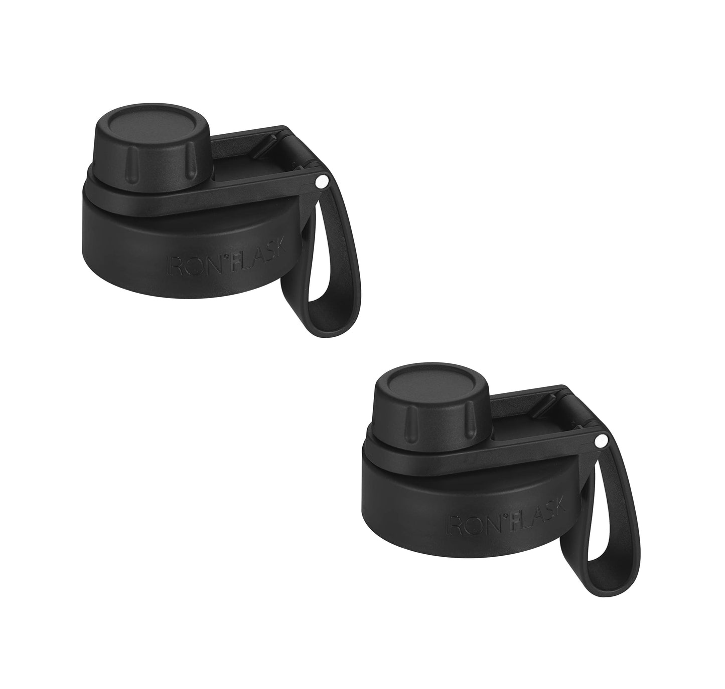 IRON °FLASK Spout Lid for Wide Mouth Water Bottles, 2 Pack