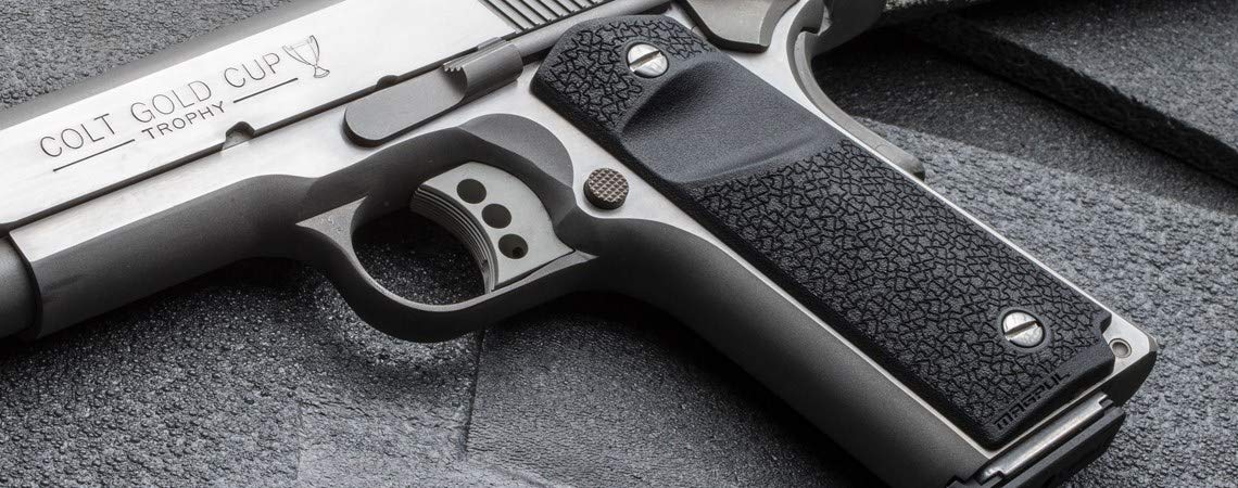 Magpul MAG524-BLK MOE 1911 Grip Panels, Black