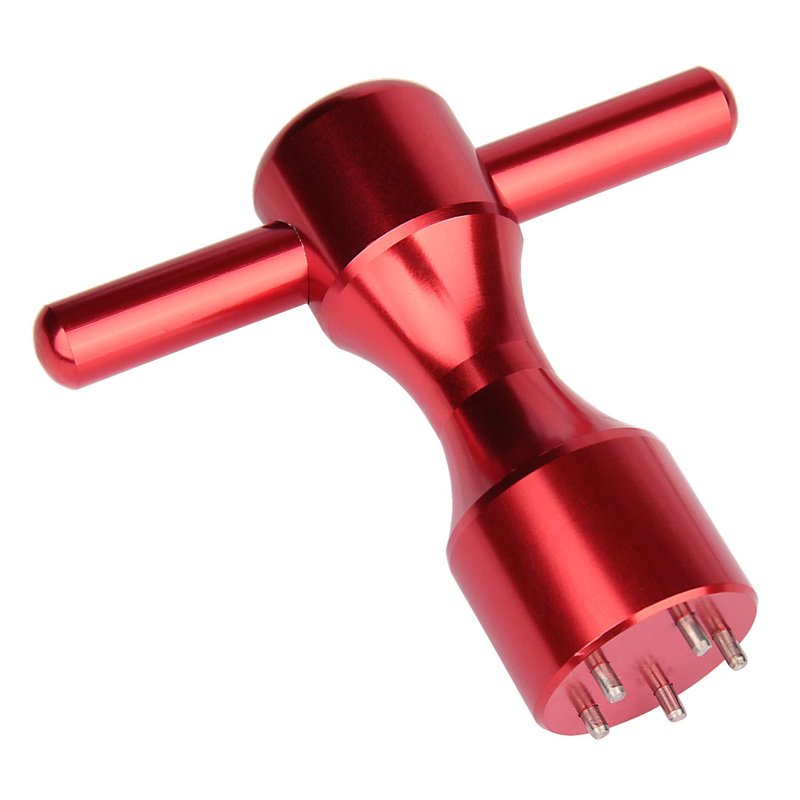 YBW NA 1pc Red 5-Prong Golf Weight Wrench Tool Compatible with Titleist Scotty Cameron Putters