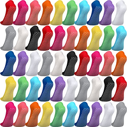 Hercicy Non-Slip Skid Socks 39 Pairs Bright Color / Class - Durable Grip