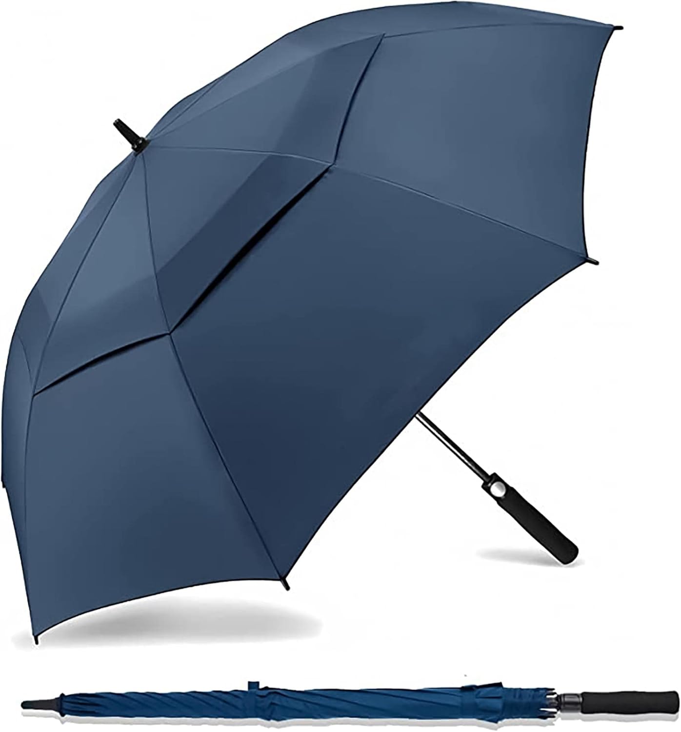 SIEPASA Golf Umbrella - Large 62/68/72 Inch Automatic Open | Windproof, Waterproof Double Canopy Design