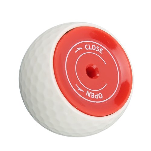 Jopwkuin Practice Putting Ball, Adjustable Weight Putting Practice Trainer Ball Wheel with Instant Feedback, Like 6 Gravity Rings Plastic for Experts