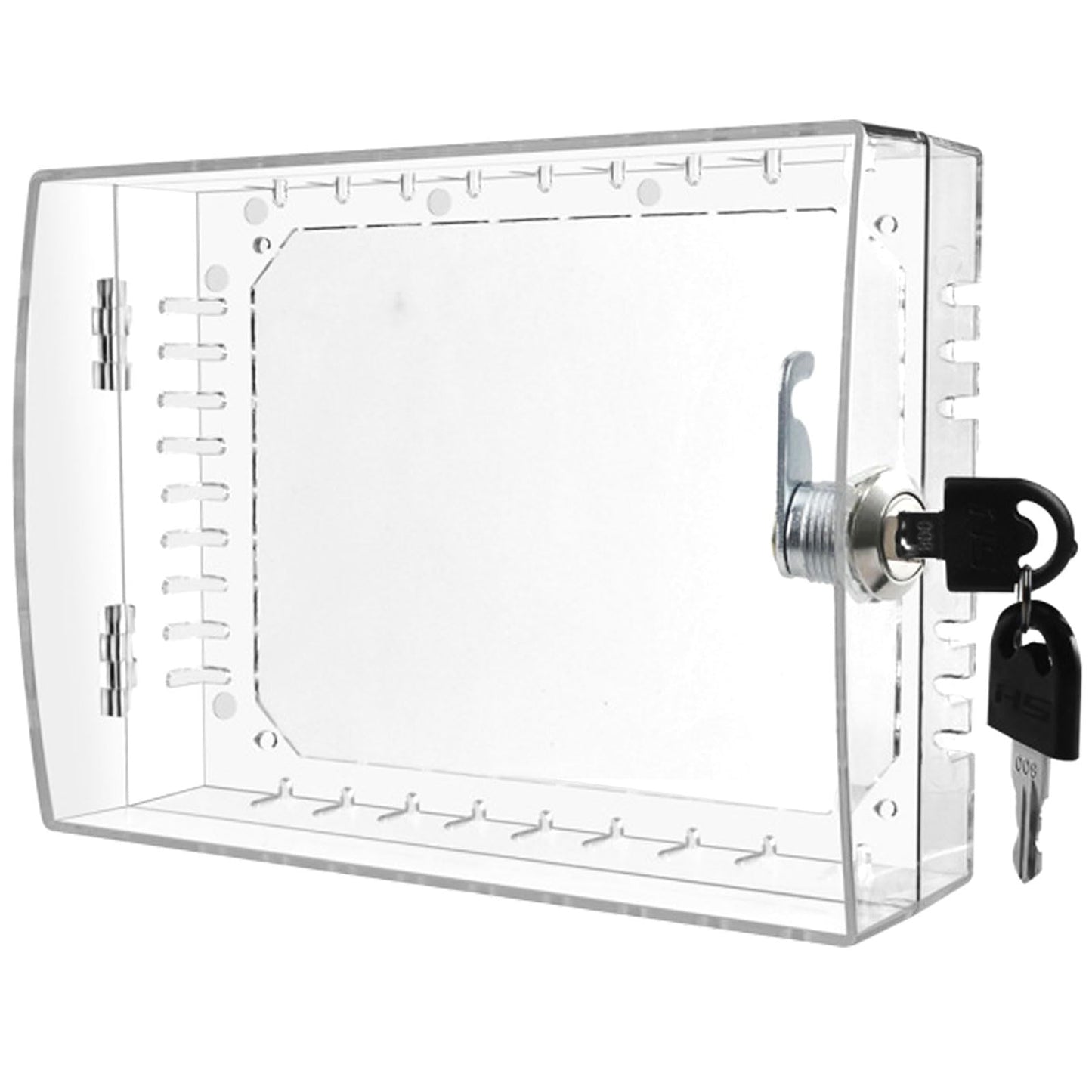 Ravct Universal Thermostat Lock Box Thermostat Cover with Lock Compatible With Honeywell Home Thermostat On Wall Ac Lock Box Cover with Key Fits Thermostats 4.8"H x 6" W or Smaller