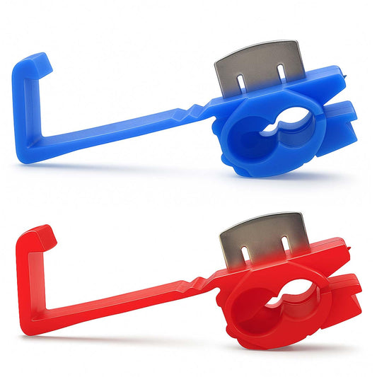 Solderless Quick Splice Wire Connectors,Double Run or Tap,22-18 AWG Red(30 PCS) 18-14 AWG Blue(30 PCS) Lock Snap Electrical Wire Connector(60/Pouch)