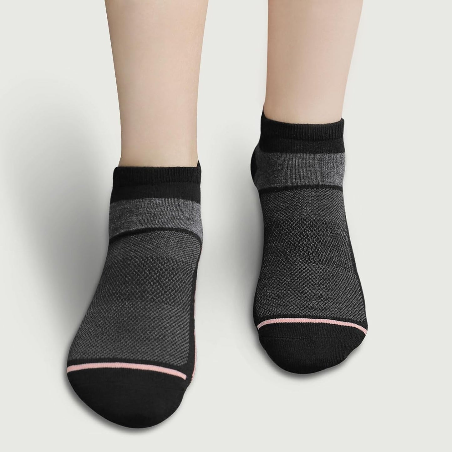 Shnn Women's Ankle Socks - Lightweight & Breathable Low Cut Design with Heel Tab | 10/15 Pairs