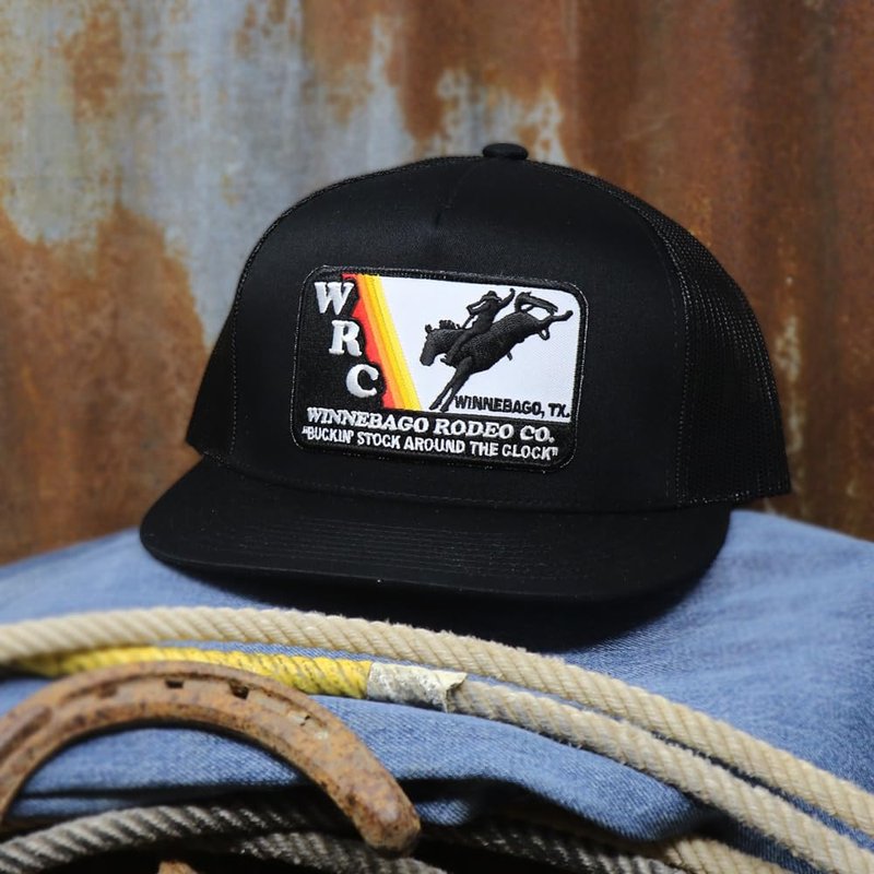Rodeo Time Dale Brisby Winnebago Ranch WRC Adjustable Snapback Hat (US, Alpha, One Size, Black)