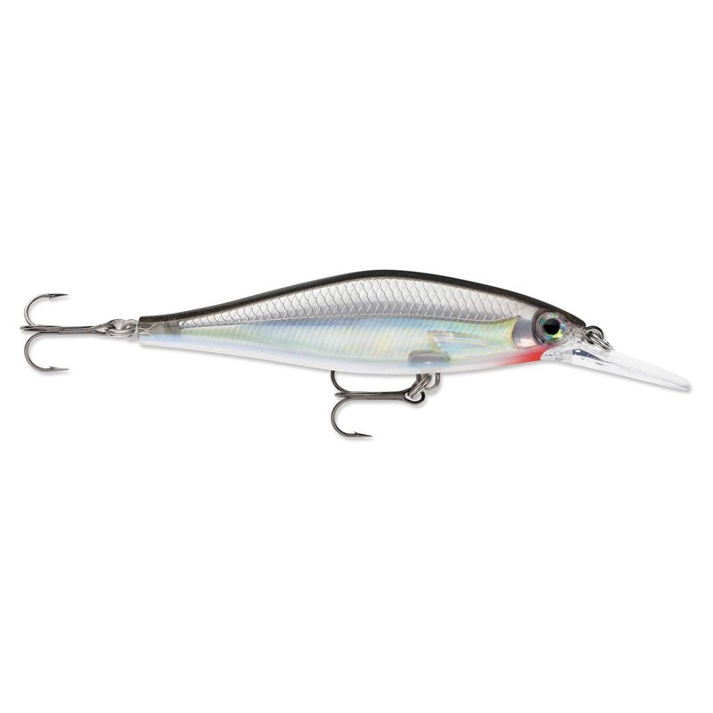 Rapala Shadow Rap Shad Deep Hard Bait Lure, Freshwater, Size 09, 3 1/2" Length, 5'-6' Depth, Silver, Package of 1