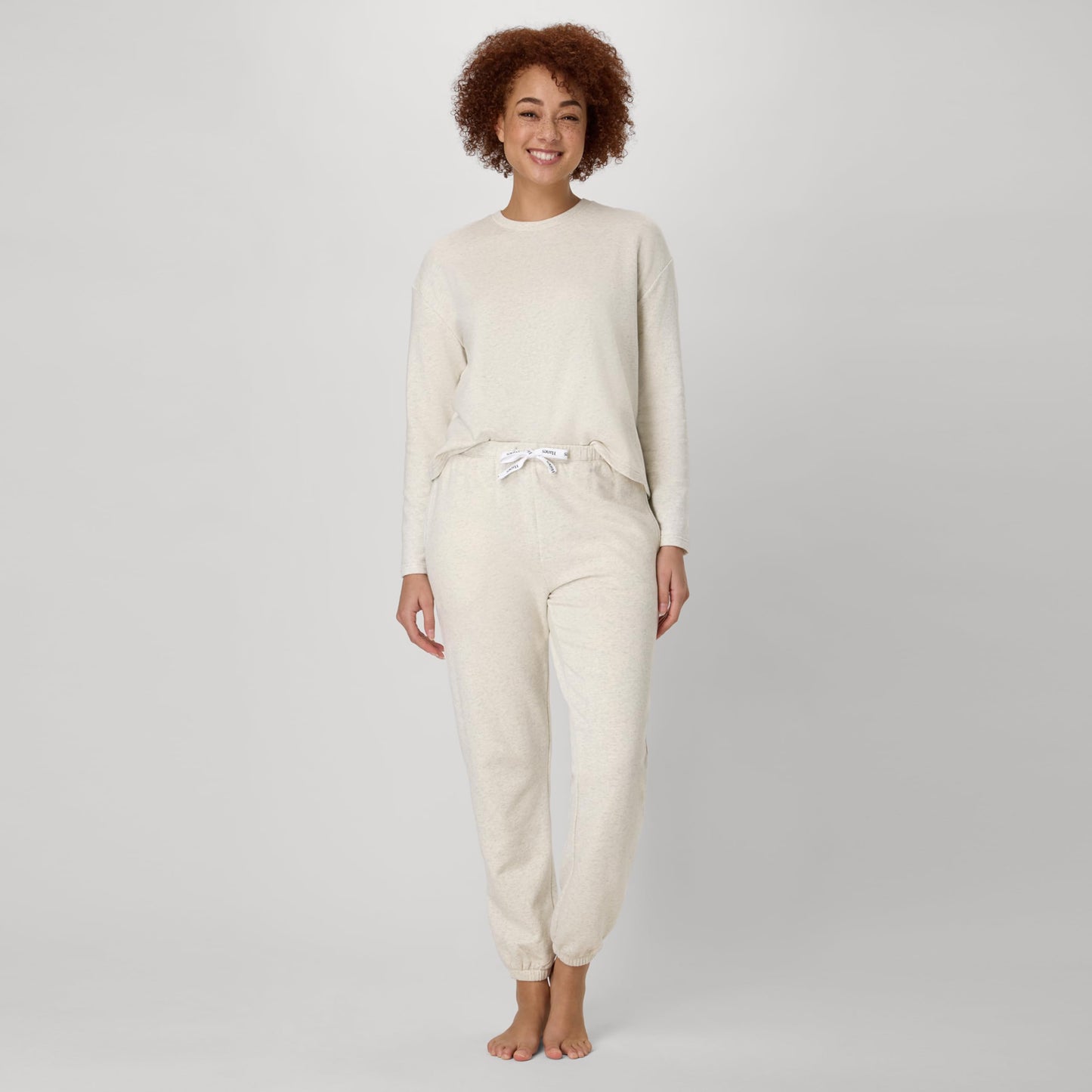 Hanes Women's Originals French Terry Joggers, Lightweight Lounge Pants for Women, Comfywear Loungewear, 28"