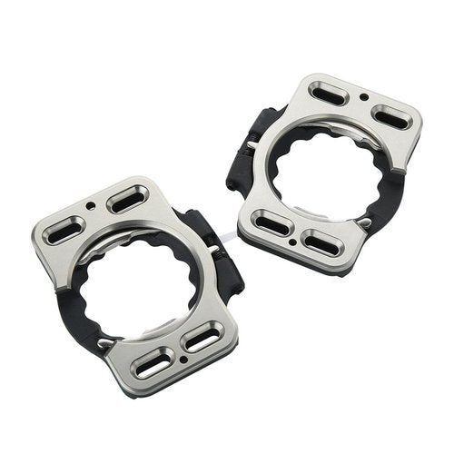 iayokocc 1 Pair Quick Release Pedal Clip, Bike Cleats Bicycle Pedal Cover, Cycling Cleats Shoes for Speed-Play Zero,Pave/Ultra Light Action, X1, X2, X5(Silver)