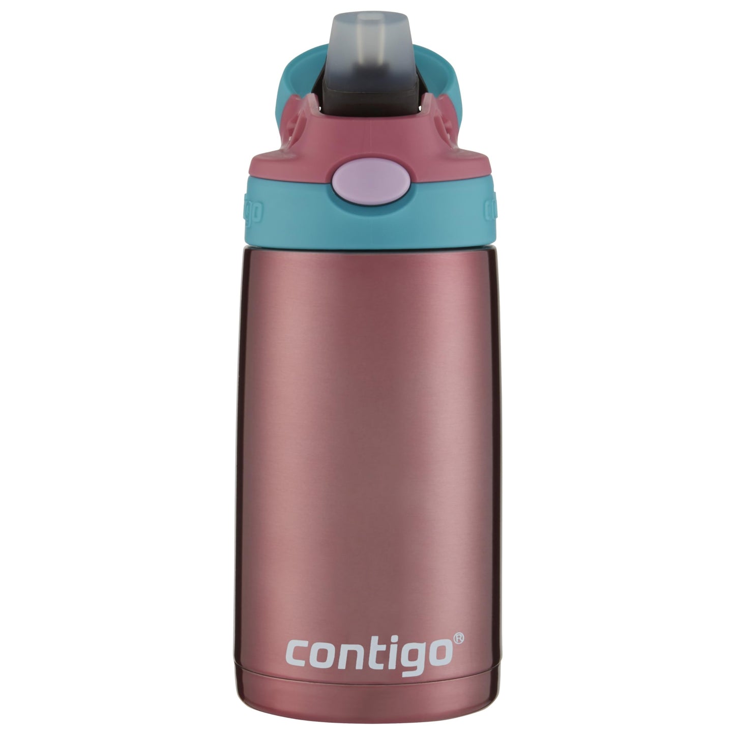 Contigo Kids Straw Stainless Steel Water Bottle with AUTOSPOUT Lid 13oz Punch