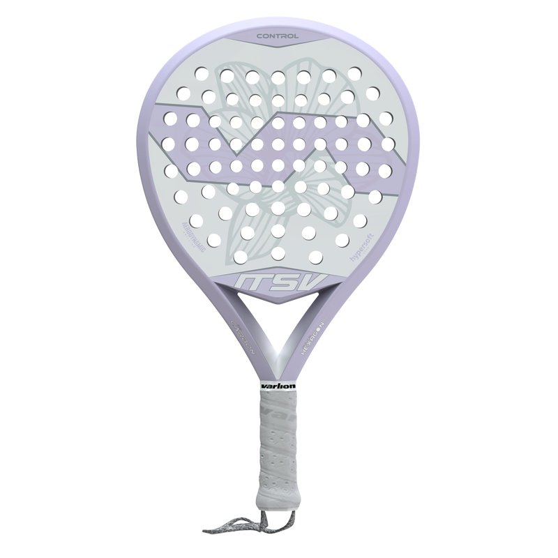 Varlion Padel Racket LW Hexagon 8.8 Orquidea – Professional Paddle Racket for Enhanced Control Aerodynamic Frame Soft EVA Core Sleek Design
