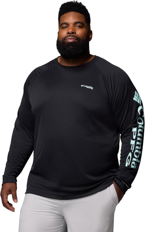 Columbia Men's PFG Terminal Tackle Long Sleeve Fishing Shirt - Quick-Dry, Lightweight Fabric