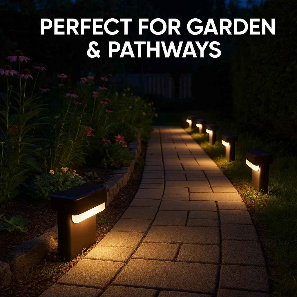 Solar Deck Lights Outdoor 16 Pack, Peel And Stick Deck Railing Lights, Long-lasting & Durable Waterproof For Outdoor Stairs, Step, Fence, Yard, Balcony, Patio, Railing, Garden & Pathway, (Warm White)