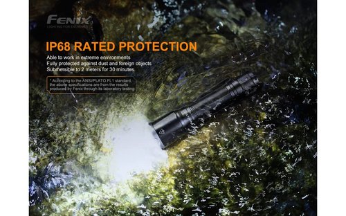 Fenix TK16 v2.0 Tactical Flashlight, 3100 Lumen Long Throw, USB-C Rechargeable, with LumenTac Organizer