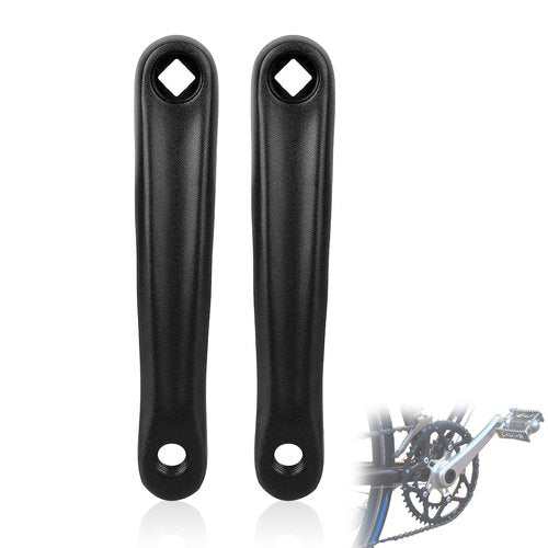 ZAWELIYO 1 Pair Crank Arms for BMX Cruiser Cyclocross Bike Mid Drive Motor Cranks Essential Parts Mid Motor Accessory, Suitable for Electric and Mountain Bicycles