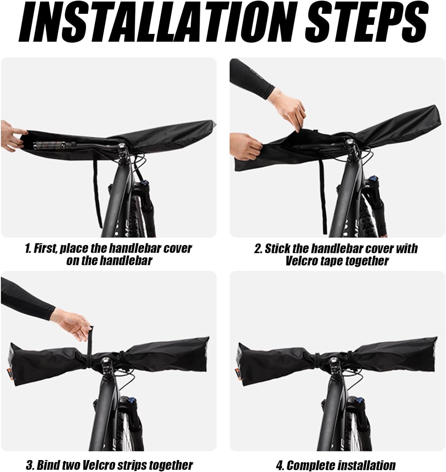 Bike Handlebar Protector Cover,Universal E-Bike Dustproof Waterproof Durable Transport Protection Case Fits Bicycle Straight Handle Bar 32*6.7in