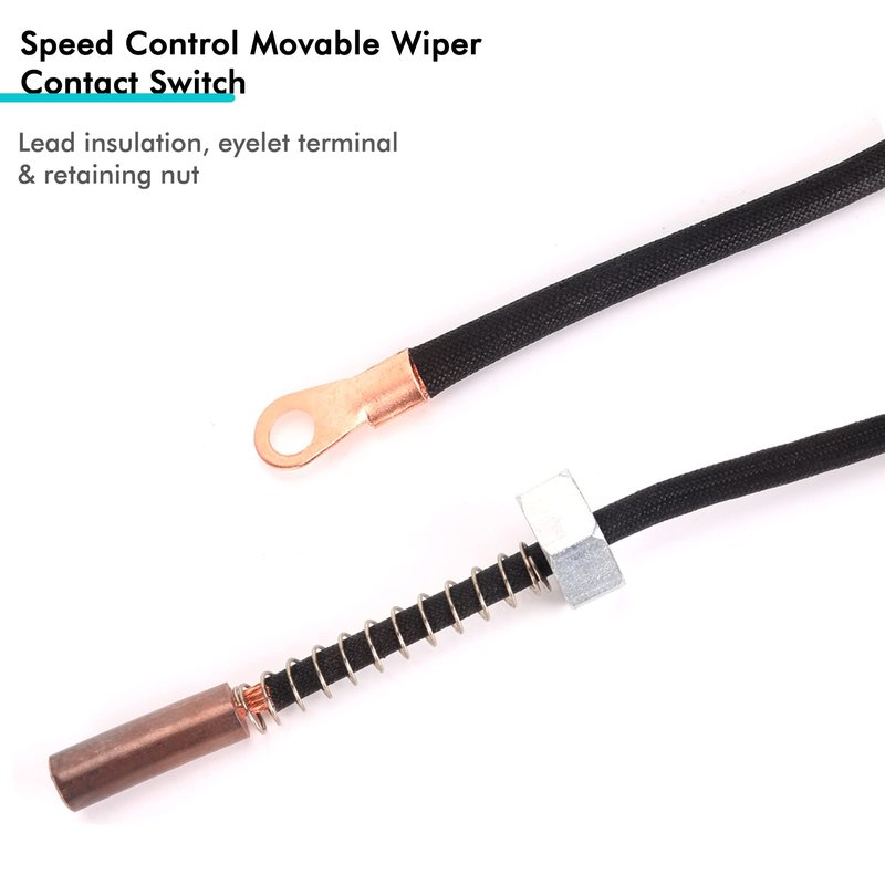 10L0L Golf Cart Speed Control Movable Wiper Contact Switch with Speed Switch Accelerator Board for EZGO Electric 1965-1981, OEM 16177-G1, 71750-75, 14898-G1