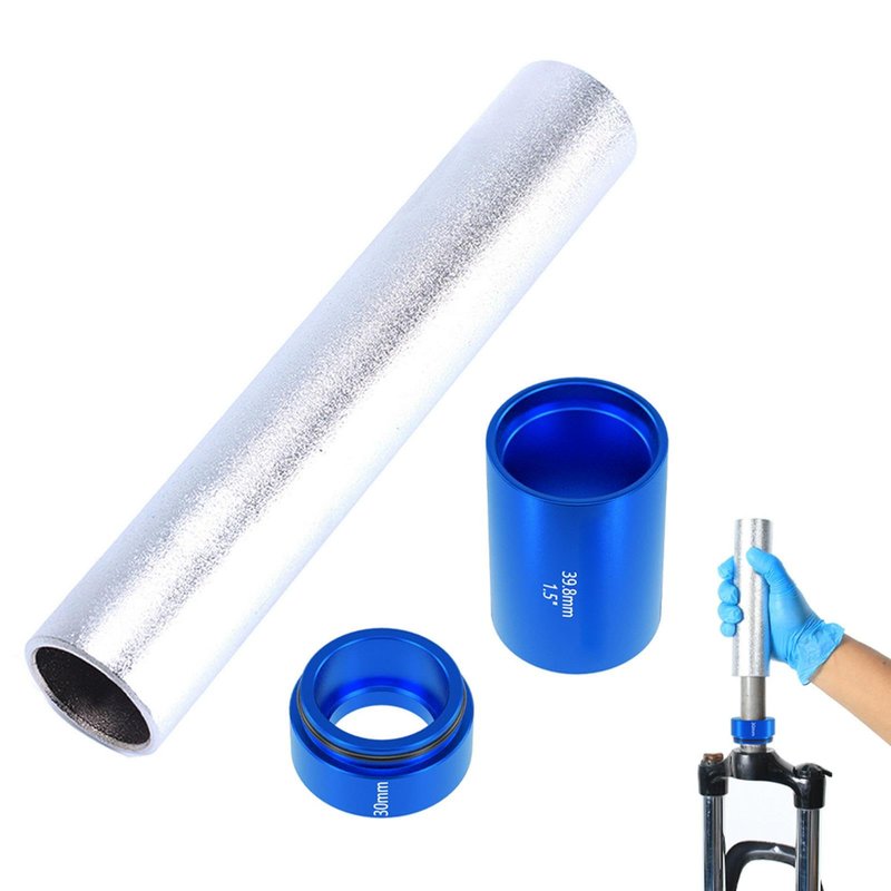 EKDJKK 3PCS Bike Fork Crown Race Setting Tool, Bike Headset Base Spacer Install Tool, Bike BB Tool, Bicycle Fork Nut Setting Installer, Bicycle Repairing Front Fork Setter Kit, 28.6mm