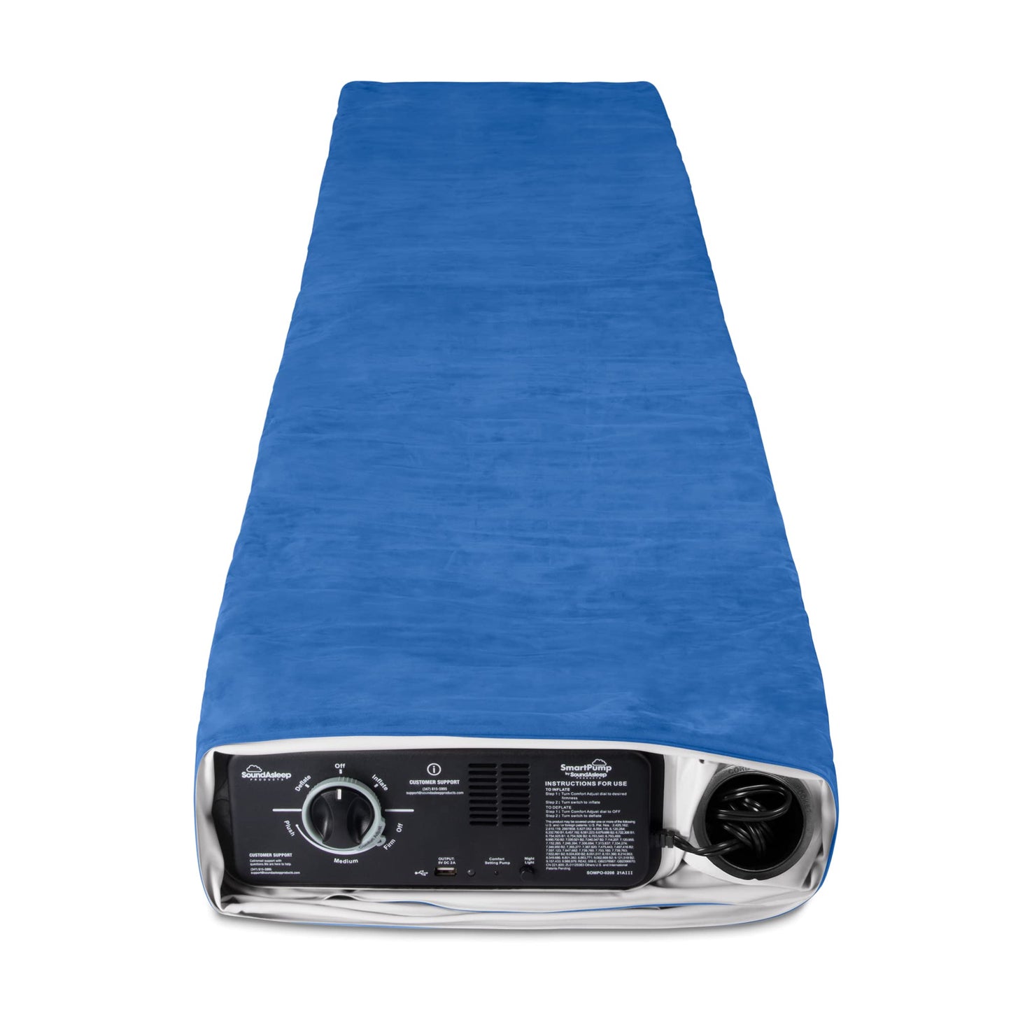 SoundAsleep Products SoundAsleep CloudNine Series Air Mattress with Dual Smart Pump Technology Queen Size