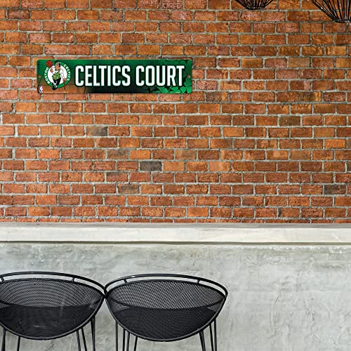 Boston Celtics Plastic Street Sign - 3.75 x 16 Inches