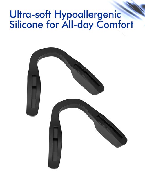 SAUCER Replacement Nose Pieces Pads for Oakley Sutro TI OO6013 Sunglass - Standard Black + Asian Fit Black