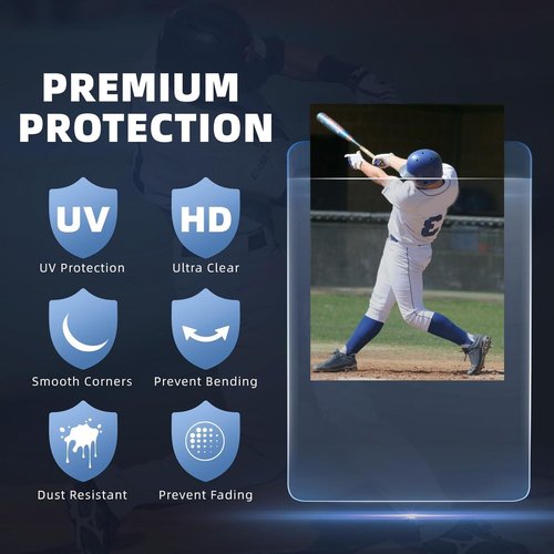 1000ct Semi Rigid Card Holders by [Brand Name] - Durable Protectors for PSA, SGC, BGS & CSG Graded Cards