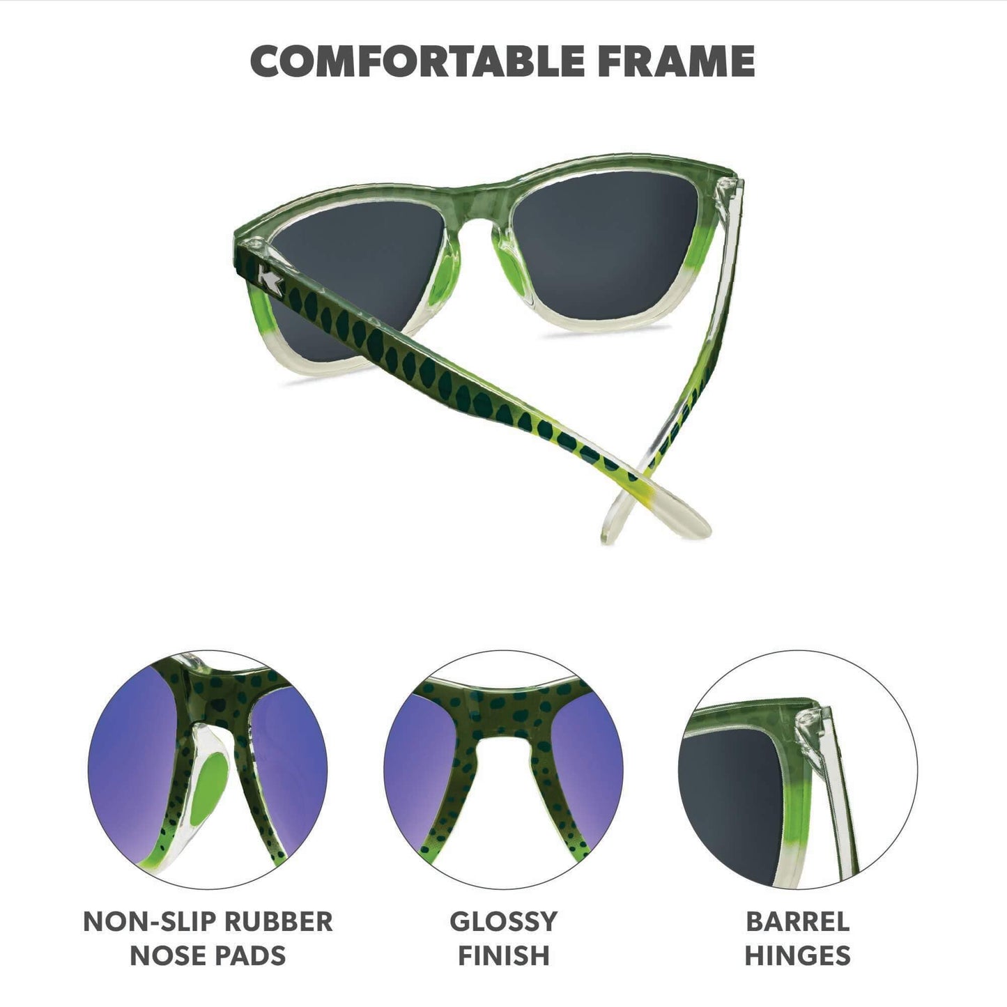 Knockaround Premiums Polarized Sunglasses for Men & Women - UV400 Protection