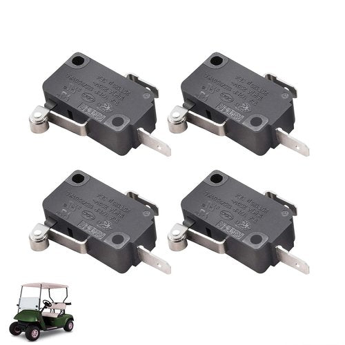 DRIVE UP EZGO 25861G01 Accelerator Pedal Box Micro Switch, Gas (4 Cycle) 1994-up, Electric 1994-up Non-DCS (Without The Drive Control System) (4 PCS)