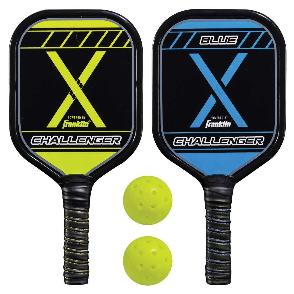Franklin Sports Pickleball-X Aluminum Paddle & Ball Set - 2 Players