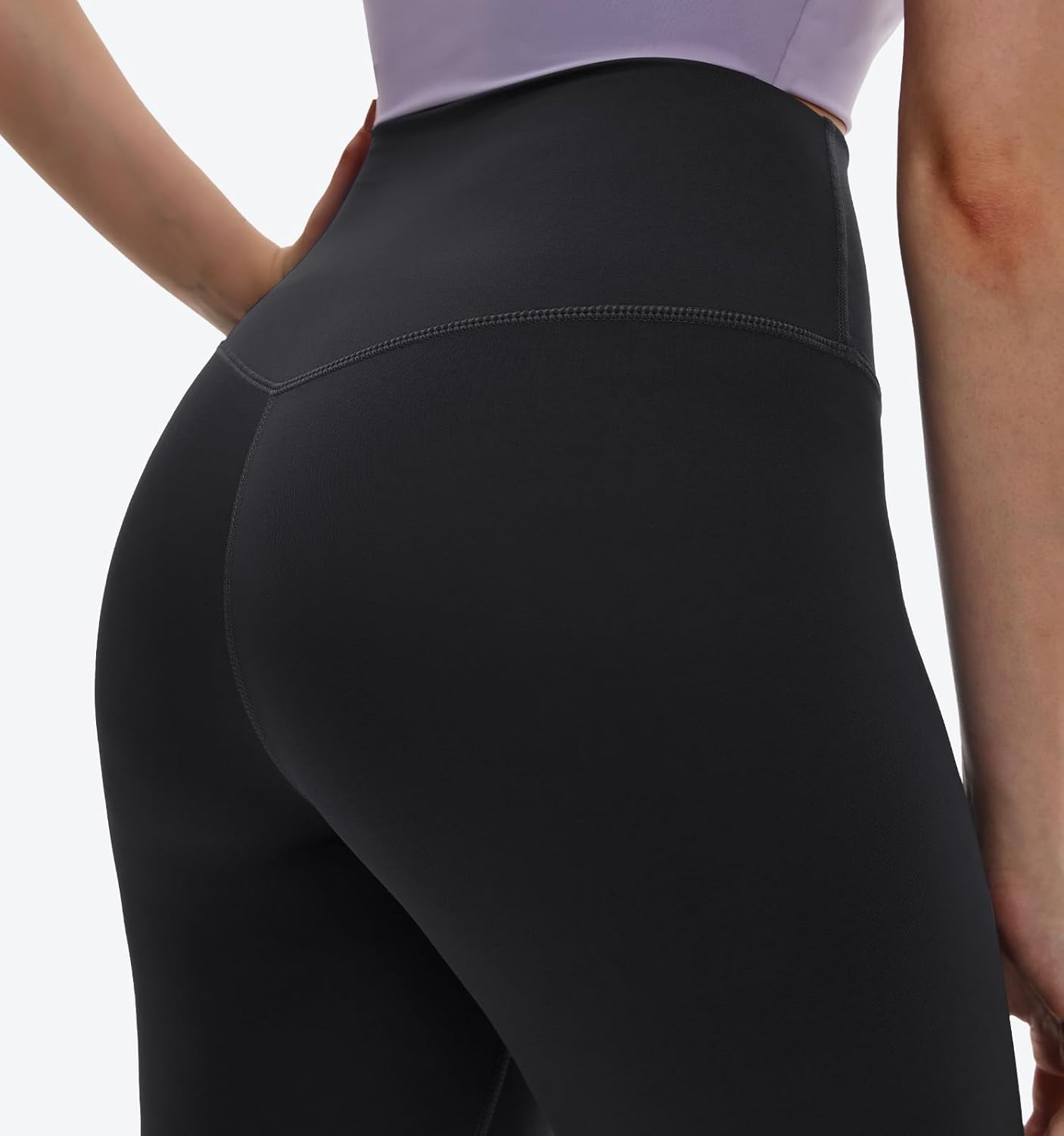 Skiennix High Waisted Leggings - Soft, Stretchy Yoga Pants for Women | 25" Length