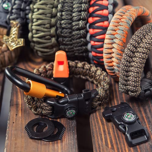 550 Paracord Rope - 100' Forest Camo - 7 Strand, 4mm Diameter