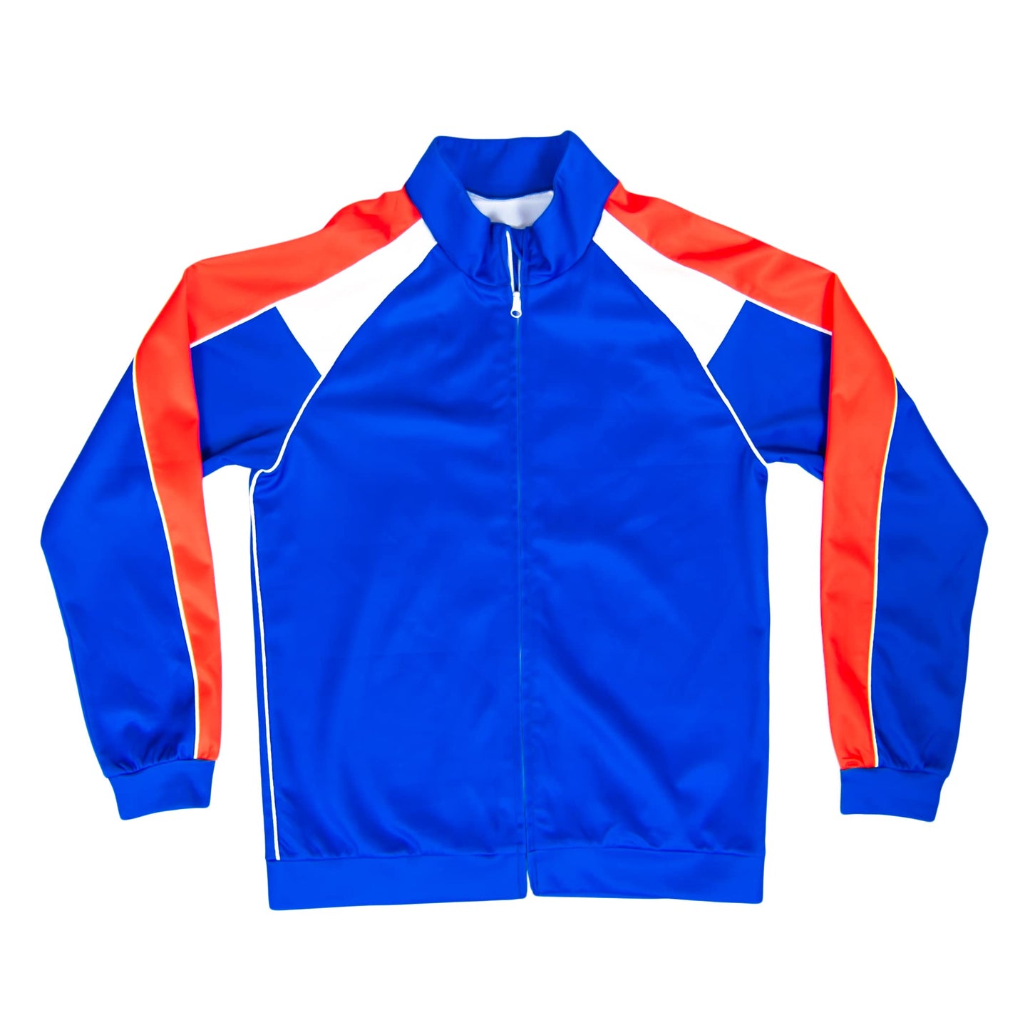 Costume Agent Beer Fest USA Blue and Red Tracksuit Jacket and Pants Halloween Costume Cosplay, Blue