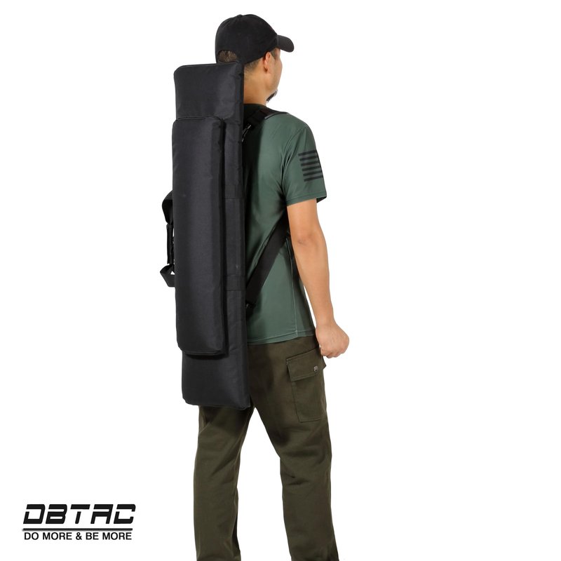 DBTAC Urban Minimalist Basic Low Profile Single Long Rifle Bag Pistol Gun Case for Airsoft Range Shooting Outdoor Hunting | 45", Black