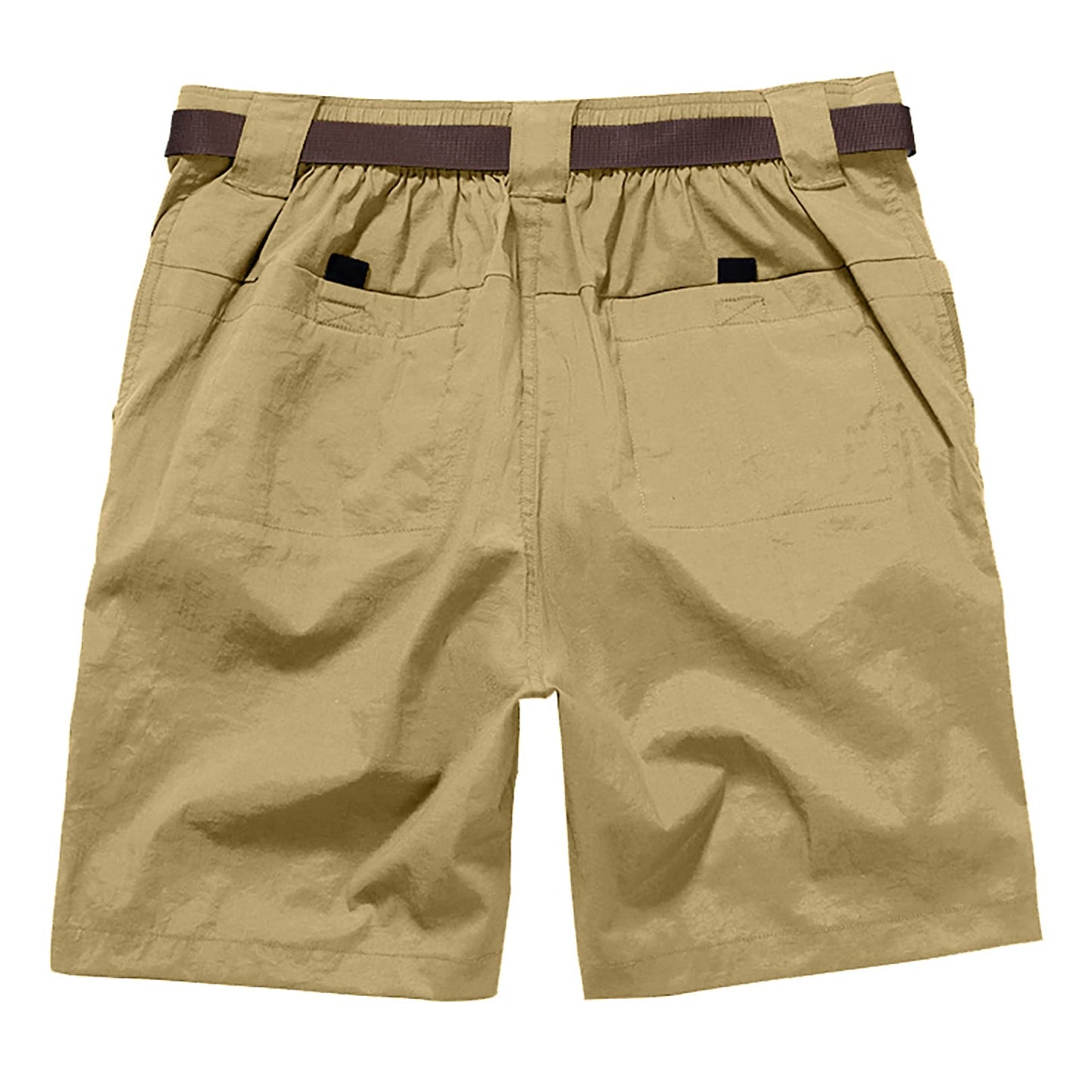 Jessie Kidden Womens Stretch Cargo Hiking Shorts Quick Dry Elastic Waist 7" Casual Shorts for Women Khaki
