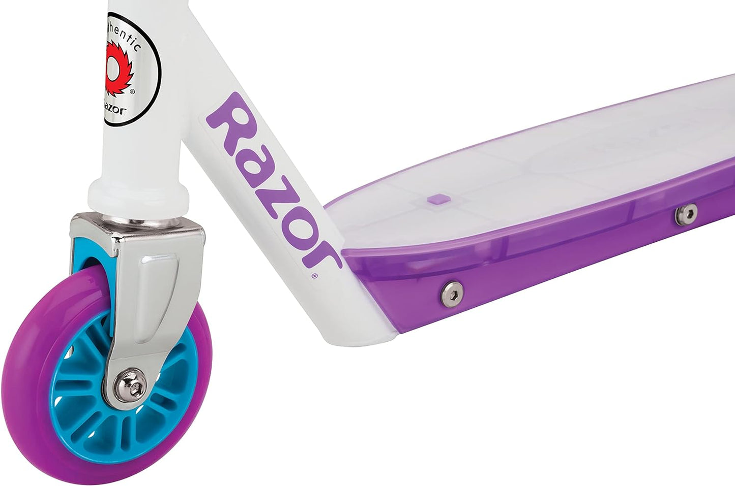 Razor Kick Scooter - Multi-Color LED Light-Up Deck, Lightweight Steel Frame | For Kids 6+