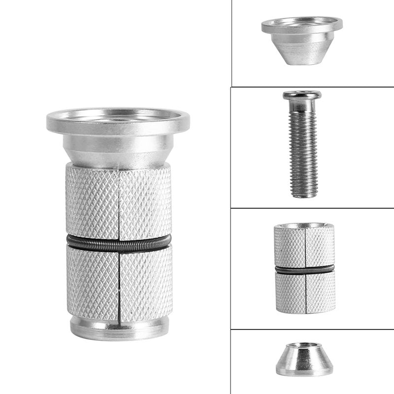 Yosoo Health Gear Headset, Headset Scooter, 28.6mm Expander Plug and Top, Stainless Steel Carbon Steerer Compression Plug, Expansion Bolt with Knurled and Heat Treatment