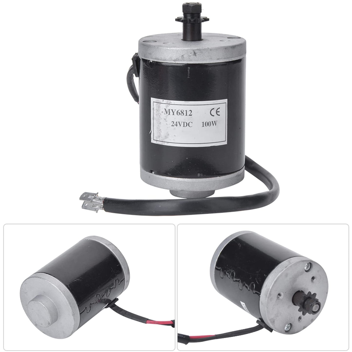 HEITIGN Motor Electrico para Motocicleta Motor Upgrade 24V 100w High Motor with Sprocket Teeth Accessory for Electric Scooter My6812