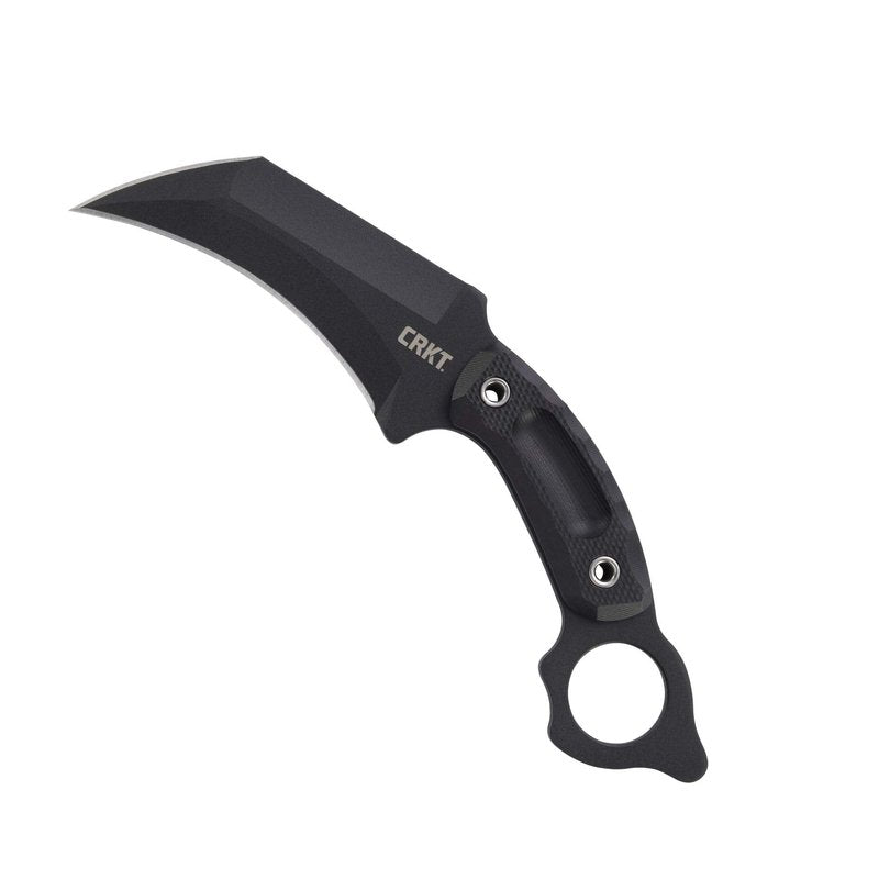 CRKT Du Hoc Fixed Blade Knife with Sheath: SK-5 Plain Edge Blade, G10 Handle, 2630