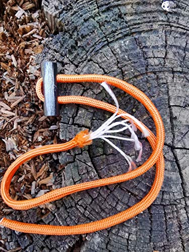 Mini Ferrocerium Rods - 6 Pack Camping Fire Starters with Lanyard Holes