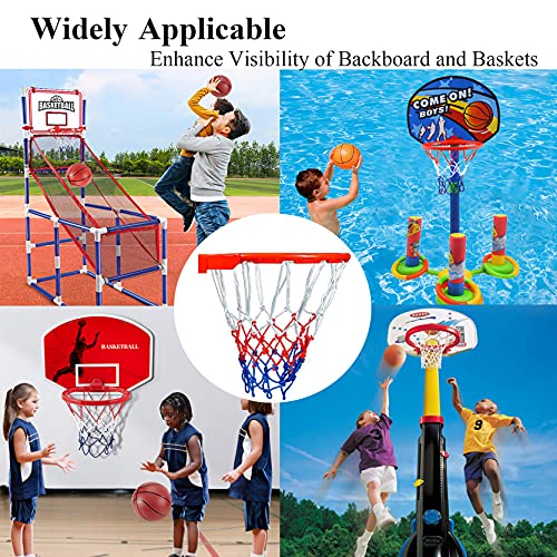 Mini Basketball Hoop Net Replacement - 8 Loops, 8-10.25" Rims