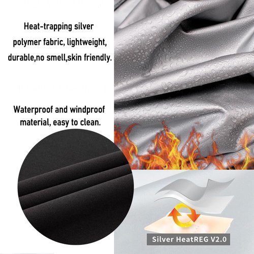 NINGMI Sauna Jacket for Men Sweat Suit Long Sleeve Shirt Workout Zipper Slimming Gym Body Shaper