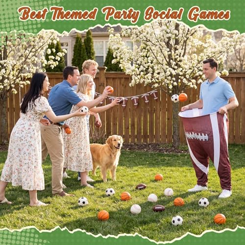 Granny Pants Outdoor Game Set - 4 Giant Pants, 20 Balls, 2 Pumps - Mixed Colors