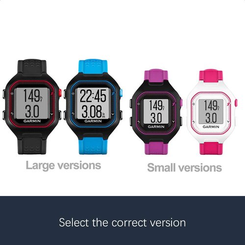 Leiou Woven Nylon Strap Compatible with Garmin Forerunner 25 Band Replacement Sport Mesh Watchband, Works with Small Version Watch, Pink Sand