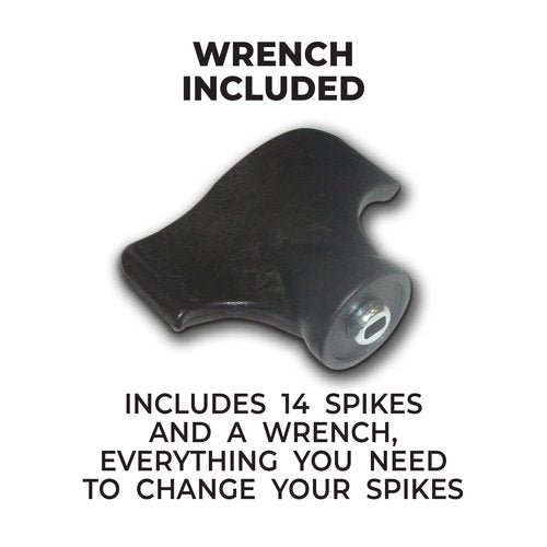 Champ 1/4" Steel Pyramid Spikes with Wrench