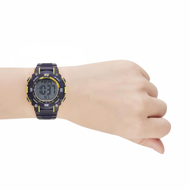 Miykon Womens Sports Digital Watch - Lightweight Shockproof, Super Illuminator, Stopwatch and Timer, Alarm, Dual Time, 24hr Military Time, 100M Water Resistant
