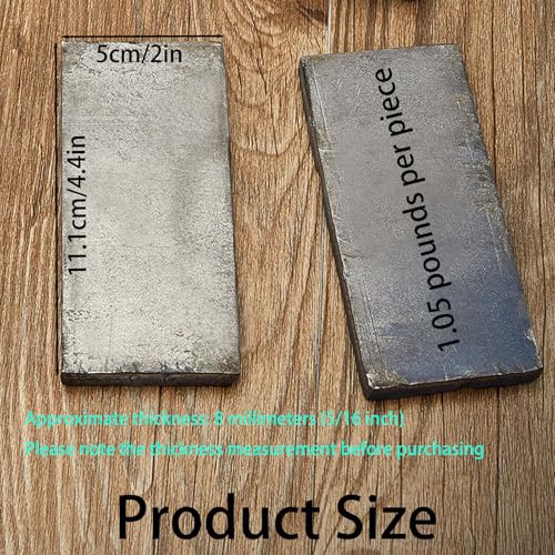 Pure Lead Ingots 1LB for Bullet Casting, Fishing Sinkers & Weights - MOPHOEXII