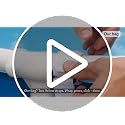 TSFind 4-Pack Poolside Mesh Storage Bags with Adjustable Straps - Large + Small, Easy Install for Above Ground Pool Toys & Noodles
