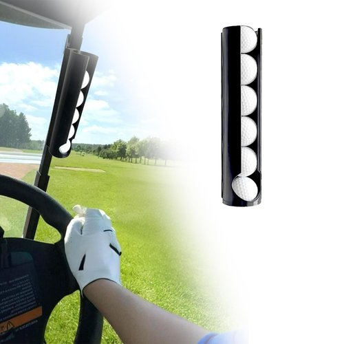 PoolTechX Magnetic Golf Ball Holder and Dispenser for Golf Cart, Golf Cart Accessories, Convenient Durable, for Golf Cart Front Strut(1 pcs)