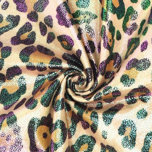 Gymnastics Leotard for Girls - Shiny Toddler Biketard 2-3T Leopard